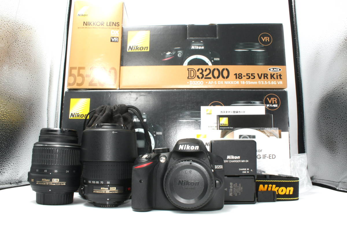 ヤフオク! -「nikon d3200 ダブルズームキット」の落札相場・落札価格