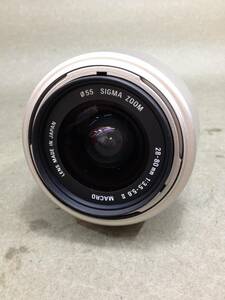 【三】I1906 SIGMA シグマ レンズ ASPHERICAL 28-80mm 1:3.5-5.6Ⅱ 