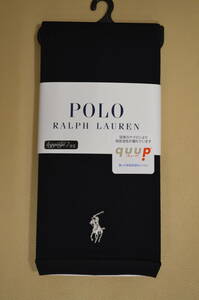 新品　未使用　タグ付き 　女性　POLO RALPH LAUREN 　ポロ ラルフローレン　7分丈黒レギンス　M~L 　日本製　 送料無料