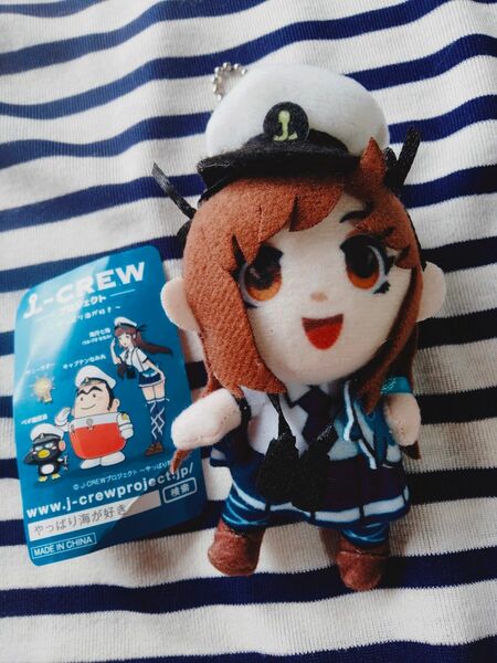 海月七海ちゃん　ストラップ　☆ J-CREW プロジェクト やっぱり海が好き ☆　　ぬいぐるみ☆ ボールチェーンマスコット