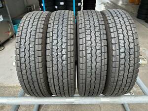 ▲▽145/80R12 80/78N　【中古タイヤ４本セット】 ダンロップ ウィンターマックス SV01　【送料無料】 ウィンタータイヤ 2016年製造△▼