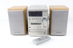 【CD 動作OK】aiwa CX-LFD5 SX-LFD5 アイワ ミニコンポ スピーカー CD/MD システムコンポ リモコン付き オーディオ機器 004JHOO80