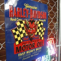 エンボスメタルサイン 「ハーレーダビッドソン Red Hot」#2010801 HARLEY-DAVIDSON アメリカ雑貨 アメ_画像2