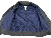 送無 定価94,500 美品 sacai サカイ 名作 12AW 12-00325M カーディガン ドッキング グレンチェック ツイード ニット レイヤード ジャケット_画像5