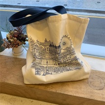 The National Gallery Tote Bag/ナショナルギャラリー バッグ/エコバッグ/トートバッグ/建物柄_画像3