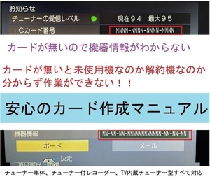 最新版ツール付き　カードが無くて機器情報が読み出せない場合の作成マニュアル　Coiny TZ-HR400P