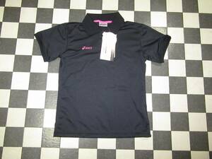 * Asics * new goods SS black dry premium UV cut polo-shirt with short sleeves 