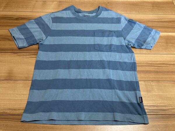 patagonia パタゴニア　p6 ポケットTシャツ 半袖Tシャツ オーガニックコットン　ブルー　２０２０年製 ＢＬＰＢ　Ｓサイズ　肉厚