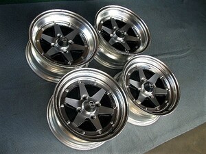 ★美品！当時物！★SSR ロンシャン XR-4 15×7.0J 4穴 PCD114.3 ＋11/－1★深リム！希少！４本★旧車AE86 GX71 ハコスカ★スピードスター★