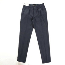 ＊60%OFF 新品 インコテックス INCOTEX パンツ サイズ34(XL)(W88) ネイビー ウール×コットン ワンタック MPN2756XL2_画像2