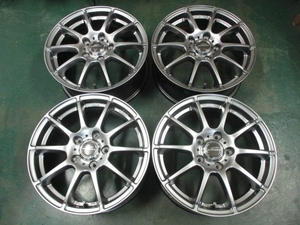 Ａ－ＴＥＣＨ　シュナイダー　１６×６．５J＋５３　PCD１１４．３／５H　　４本　ノアヴォクシー　ステップワゴン等