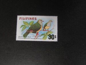 ⑩動物コレクション　鳥；ハト科；ハトの一種　フィリピン　1種　1979.4.16-1