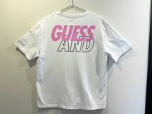 WIND AND SEA × GUESS OVERSIZED GUESS AND SEA LOGO TEE White M 美中古品_画像2