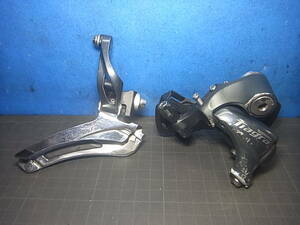 #S1290#SHIMANO Tiagra FD-4700&RD-4700 2x10Sフロント&リアディレイラー セット品