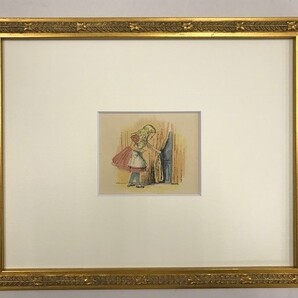 【特価】 ≪ ジョン テニエル ≫ アンティークオリジナル木版画 不思議の国のアリス Ⅷ 1899年 SIR JOHN TENNIEL