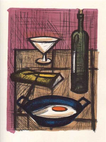 【特価】 ≪ ビュッフェ ≫ レゾネ図版 【 STILL-LIFE WITH A FRIED EGG 】