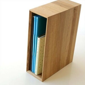  file box file stand A4 stylish wooden natural wood vertical type vertical file storage natural wood. archive box oak 