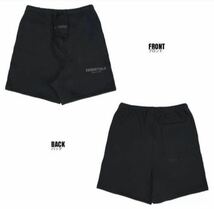 FOG Fear Of God Essentials Sweat Shorts フィアオブゴッド　エッセンシャルズ　スウェットパンツ ショーツ ショートパンツ　L ブラック_画像1