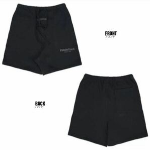 FOG Fear Of God Essentials Sweat Shorts フィアオブゴッド エッセンシャルズ スウェットパンツ ショーツ ショートパンツ L ブラックの画像1