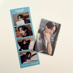 ATEEZ ウヨン summer photo book トレカ ステッカー セット