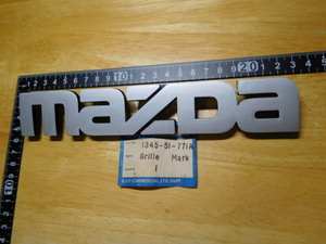 希少レア彡新品在庫品・マツダ・mazdaロゴ（21㎝）ポーターキャブボンゴ？不明？エンブレムバッジ旧車・街道レーサー当時物・街道レーサー