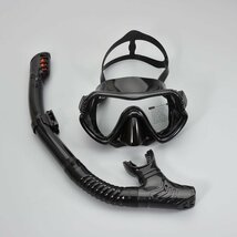 新入荷 軽器材 マスク ダイビングマスク　シュノーケル　潜水メガネ　水面下呼吸パイプ　お色選択可_画像1