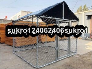  dog. basket pet fence large dog wire dog . outdoors pompon drilling .DIY pet cage (3*3*2m)