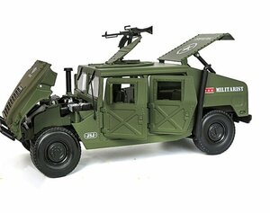 新品 1:18 合金ダイキャストハマー軍事装甲車 ダイキャストモデル 戦術車両 写真参照1