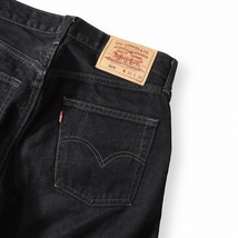 LEVI'S リーバイス 505ブラック ボタン裏359 [43f0801]_画像3