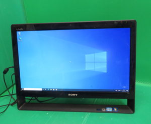 PC-1584■SONY 21.5インチ 一体型パソコン VPCJ238FJ/PCG-11417N Core i5-2450M 2.50GHz/4GB/2TB/ブルーレイディスク 搭載 Win10 Pro