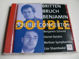 「BENJAMIN/BRITTEN/BRUCH　ＤＯＵＢＬＥ ＣＯＮＣＥＲＴＯＳ」　3曲　輸入盤