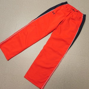 j846[ UNDER ARMOUR * Under Armor ] Junior window pants * red * lining attaching protection against cold 155-165,160cm Kids YXL *