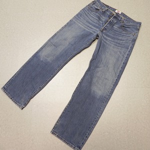 j873★ メキシコ製 Levi's リーバイス 501 ユーズド加工 ジーンズ W32 ★ 古着 デニムパンツ 即決 ★