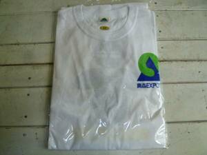 @ new goods unused T-shirt Aomori EXPO *88 size M earth . Showa Retro that time thing 