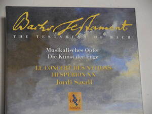 【ＣＤ３枚】　バッハ：Musikalisches　Opfer　Die　Kunst　der　Fuge　SAVALL指揮