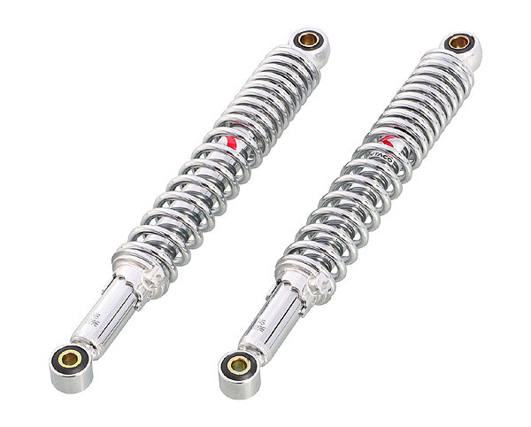 キタコ KITACO リトルカブ C50/AA01、スーパーカブ50 C50/AA01等用 ショックアブソーバー 2本1SET クロームメッキ 520-1087190