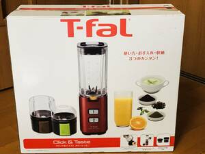 ★新品未使用★T-fal ティファール ミキサー クリック&テイスト ルビーレッド BL143GJP ★