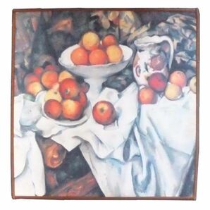 リンゴとオレンジ ／ セザンヌ 西洋絵画 マイクロファイバー ハンカチ