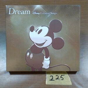 225　CD　Dream　Disney Greatest Songs　邦楽盤　矢沢永吉、今井美樹、三浦大知、AAA、他　ディズニー
