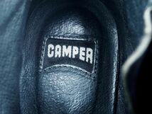 CAMPER カンペール 切替 ショート ブーツ size36（23ｃｍくらい）/黒ｘベージュＸ緑 ◇■ ☆ dib2 レディース_画像9