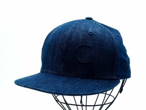 ニューエラ 9FIFTY NYC デニム ベースボール キャップ YOUTH 紺 ■■ ☆ dic9 子供服