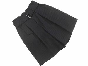 Des Pres デプレ トゥモローランド ウール混 ストライプ キュロット パンツ size1/紺 ◇■ ☆ dia1 レディース