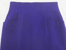 ROPE ロペ ウール100% Aライン 台形 スカート size63/紫 ◇■ ☆ dhd1 レディース_画像2