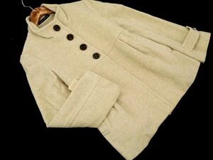 URBAN RESEARCH Urban Research Anne gola. stand-up collar jacket sizeF/ beige *# * dia7 lady's 