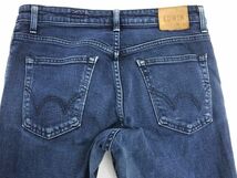 EDWIN エドウィン USED加工 テーパード デニムパンツ size29/青 ■■ ☆ dia7 レディース_画像5