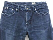 EDWIN エドウィン USED加工 テーパード デニムパンツ size29/青 ■■ ☆ dia7 レディース_画像2