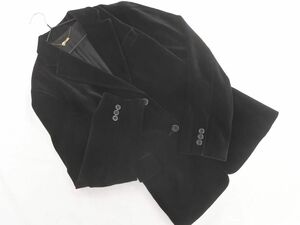 ef-de ef-de velour tailored jacket size9/ black *# * dib1 lady's 