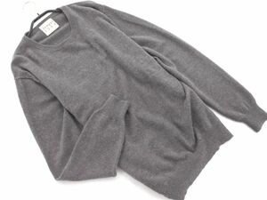 Jumper 1234 ジャンパー1234 カシミヤ100% ニット セーター size3/グレー ◇■◎ ☆ dib2 メンズ