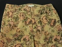 JOURNAL STANDARD ジャーナルスタンダード ウール混 花柄 テーパード パンツ size40/カーキ ◇■ ☆ dib3 レディース_画像2