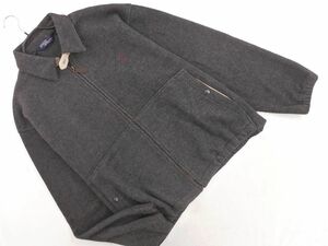 POLO RALPH LAUREN ポロ ラルフローレン USA製 フリース ヴィンテージ ブルゾン ジャケット sizeM/グレー ◇■◎ ☆ dic2 メンズ